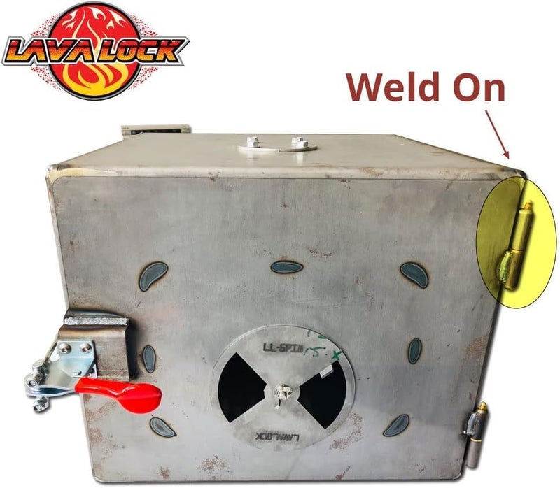 LavaLock Hinge, Weld-On, Steel Bullet Hinge, 4 3/4 x 3/4 in. No Zerk (4) - Image 4